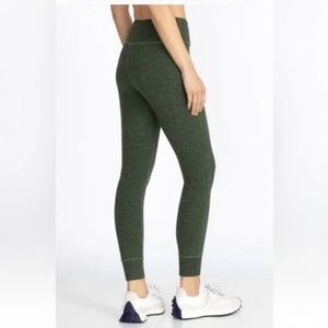 NWOT Johnny Was Calme Ease Space Dye High Waist Leggings Green Size L